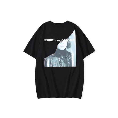 Bathing Ape T-Shirt Printed Oversize Short Sleeve Hip Hop Loose-Fitting Casual T-shirt