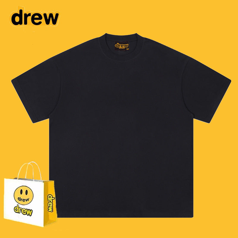 Drew T-shirts Short Sleeve round Neck T-shirt Men and Women Casual Loose